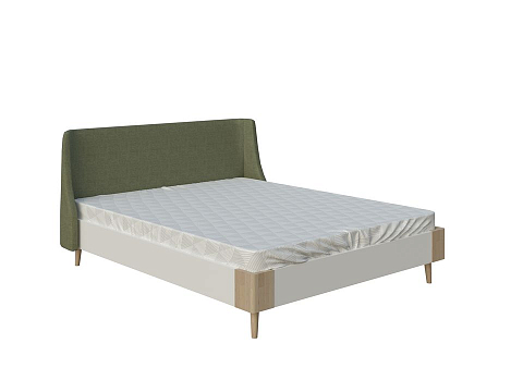 Кровать премиум Lagom Side Chips - Оригинальная кровать без встроенного основания из ЛДСП с мягкими элементами.