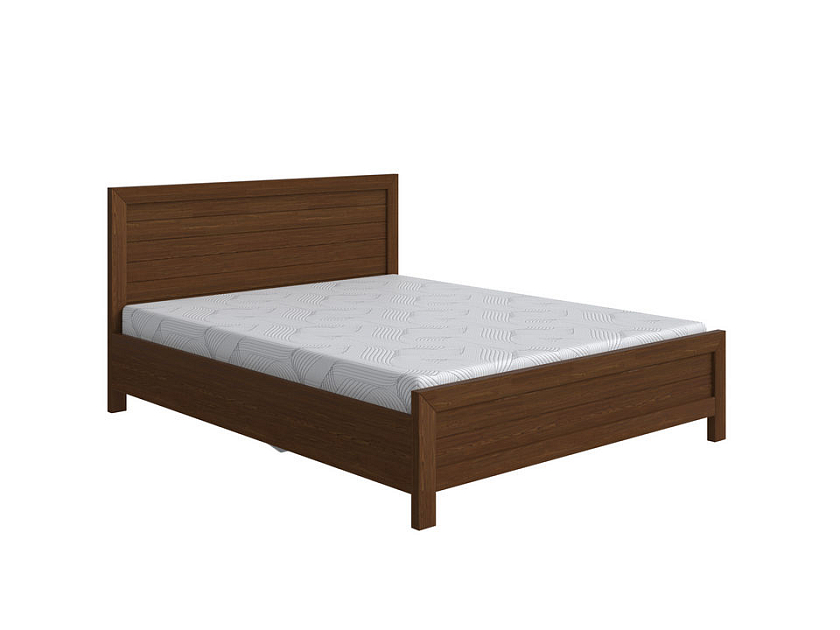 Кровать Toronto с подъемным механизмом 80x190 Массив (сосна) Мокко - Стильная кровать с местом для хранения