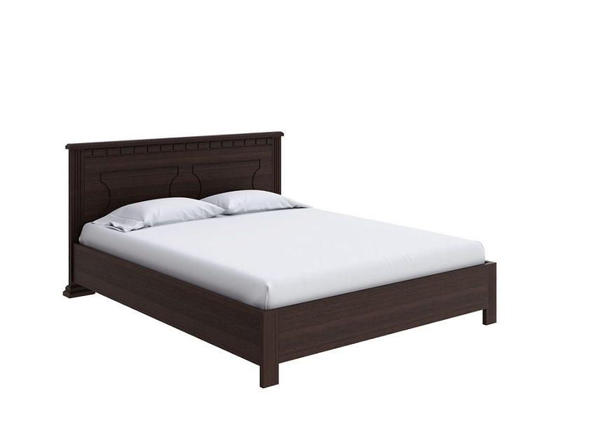 Кровать Milena-М-тахта с подъемным механизмом 200x190 Массив (сосна) Орех - Кровать в классическом стиле из массива с подъемным механизмом.